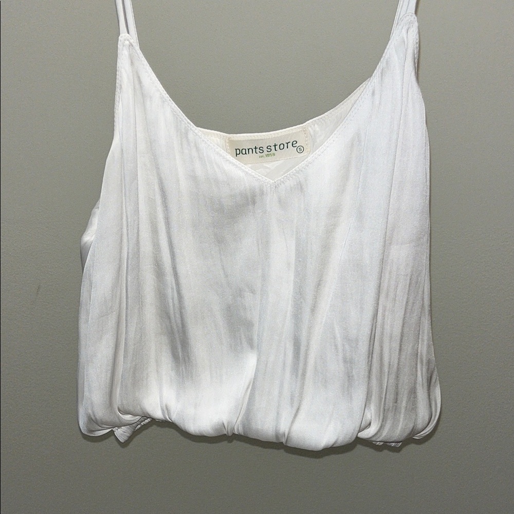 White Strap Women's Top